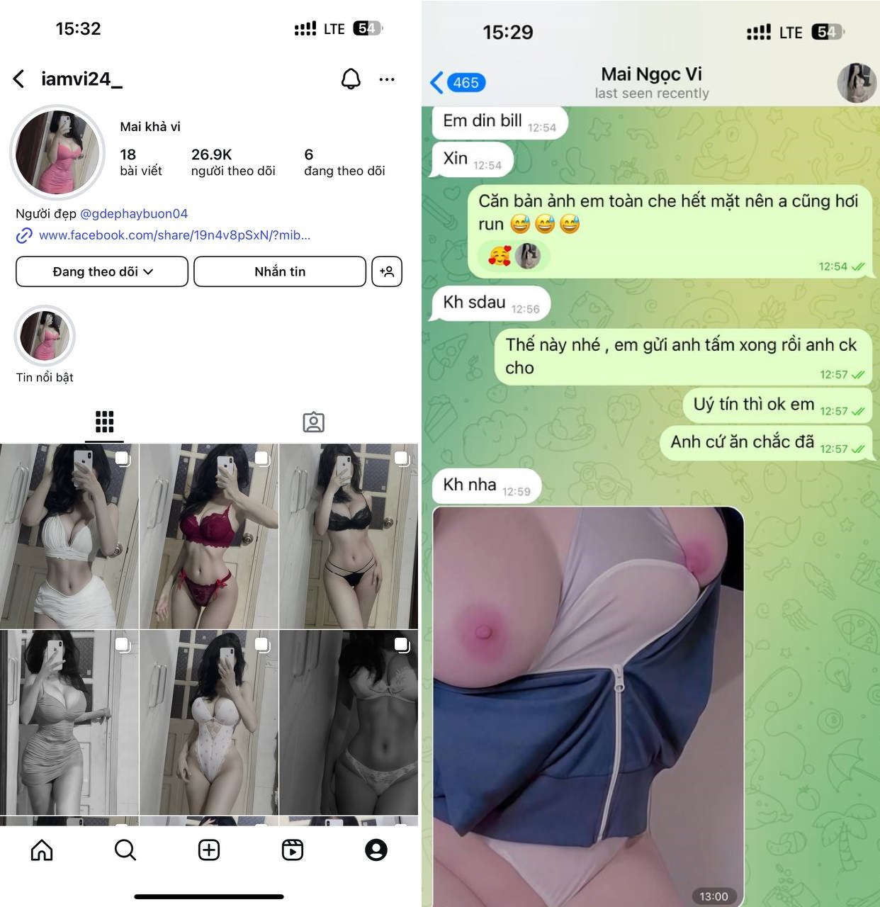 Mai Ngọc Vi dáng ngon thèm cu bự